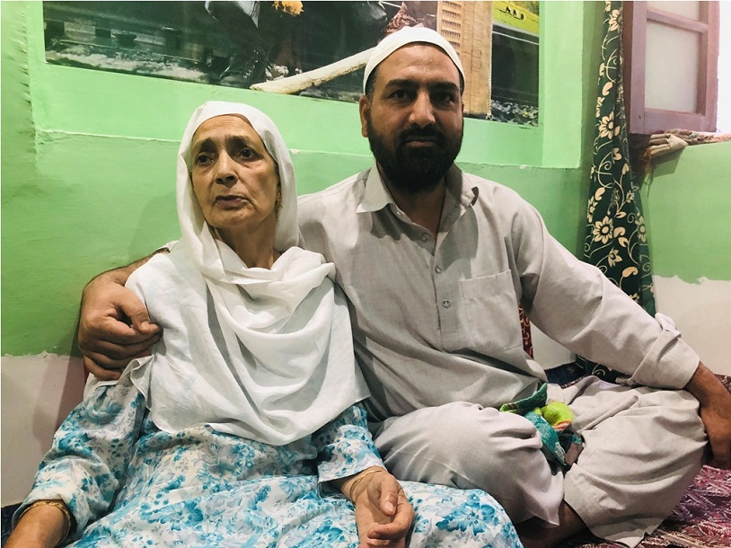 Feature Photo Bashir Baba with his mother Mokhta.