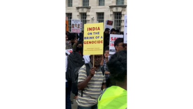 Anti Modi Protest 3.7.22 London